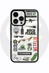 Reverb Anti Yellow Censored case for iphone