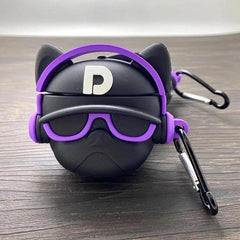 DOG FACE PURPLE Airpods Pro / Airpods Pro 2 Silicon Case
