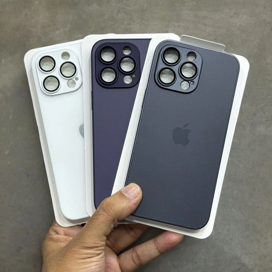 AG MATT GLASS CASE FOR IPHONE