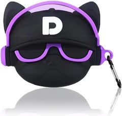 DOG FACE PURPLE Airpods Pro / Airpods Pro 2 Silicon Case