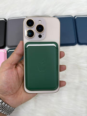 IPhone Magsafe Leather Wallet Case with Magsafe Animation