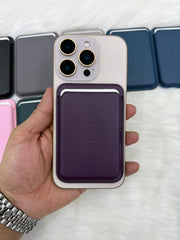 IPhone Magsafe Leather Wallet Case with Magsafe Animation