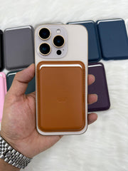 IPhone Magsafe Leather Wallet Case with Magsafe Animation