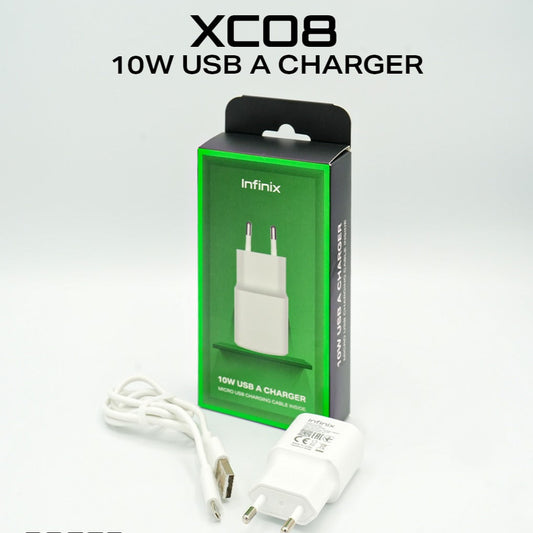 10W USB Charger - Micro USB Charging Cable (Included)