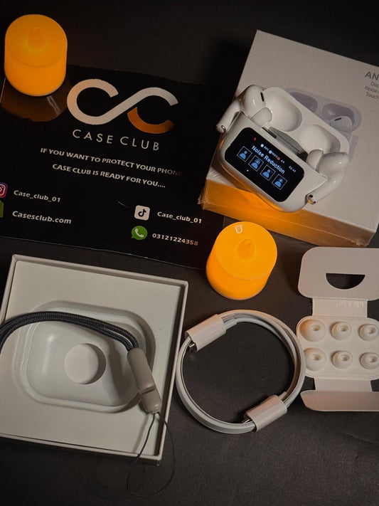 Display With Touch Airpods Pro 2 White