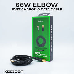 66W ELBOW Fast USB-A To Type-C, Charging Cable