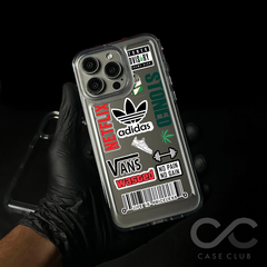 Transparent Acrylic Case Stoned For iPhone