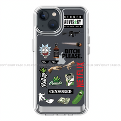 Transparent Acrylic Case Roll UP For iPhone