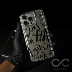 Transparent Acrylic Case HAHAHA For iPhone