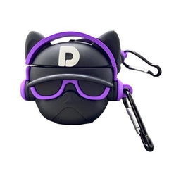 DOG FACE PURPLE Airpods Pro / Airpods Pro 2 Silicon Case