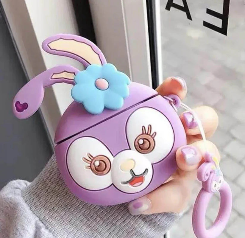 Purple Rabbit Airpods Pro / Airpods Pro 2 Silicon Case