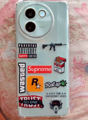 -Transparent Supreme- Case Available For all Phone Models