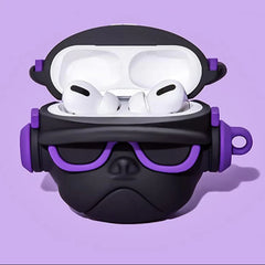 DOG FACE PURPLE Airpods Pro / Airpods Pro 2 Silicon Case