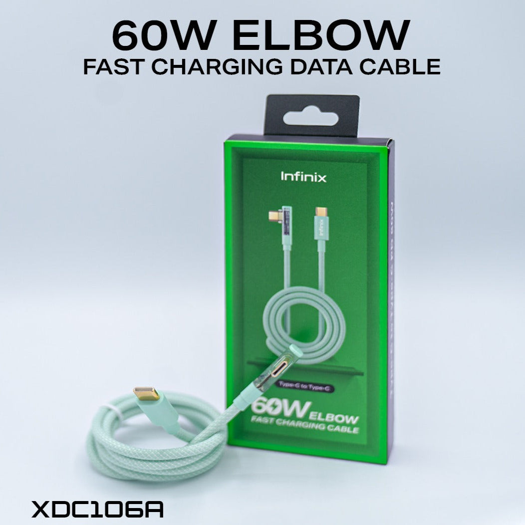 60W ELBOW Fast USB-A To Type-C, Charging Cable