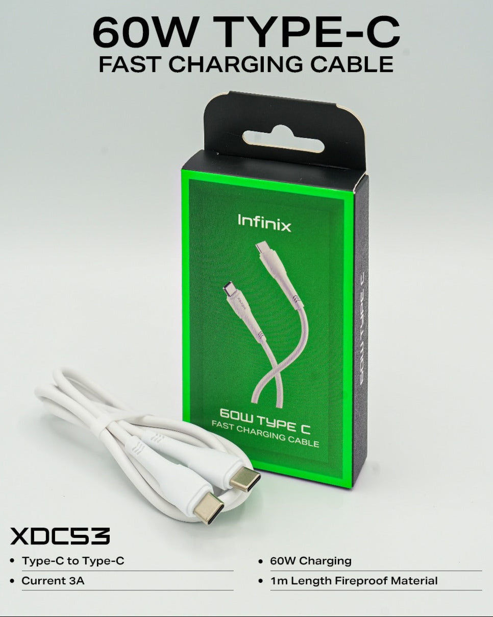 60W TYPE-C To TYPE -C Cable FAST Charging Cable