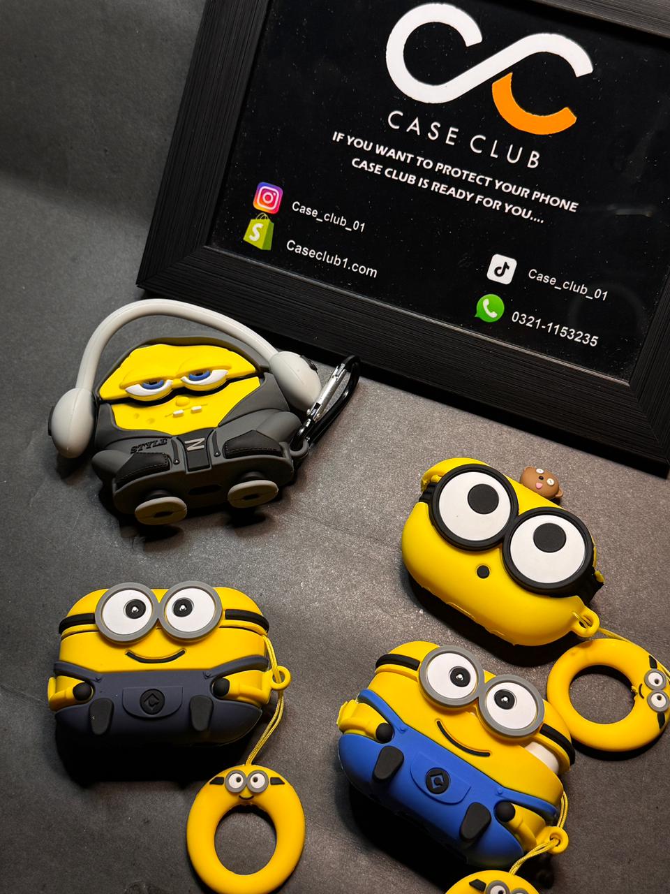 Minion Airpods Pro / Airpods Pro 2 Silicon Case