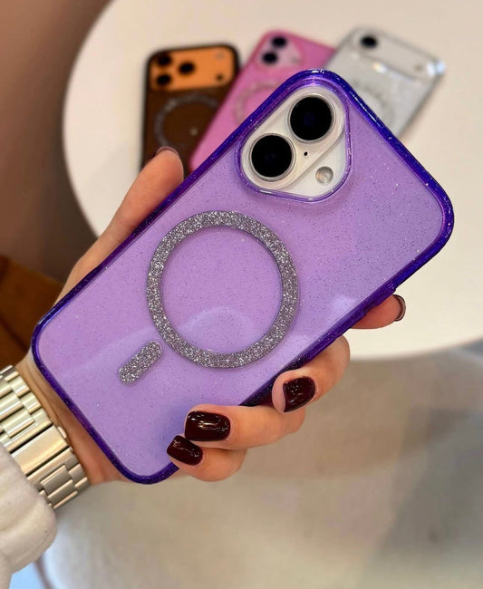 Diamond Magsafe Glitter case For iPhone Models