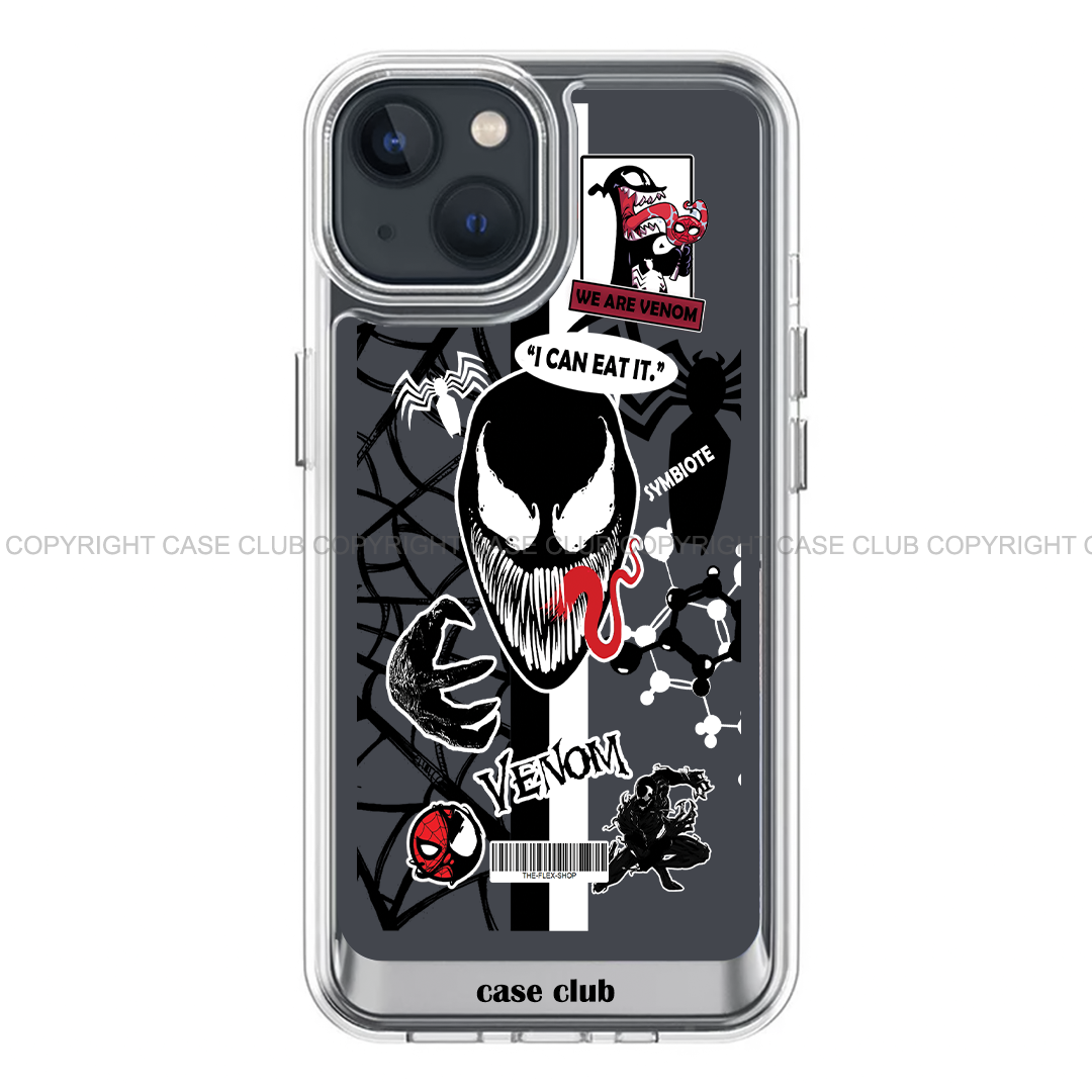 Transparent Acrylic Case Venom For iPhone