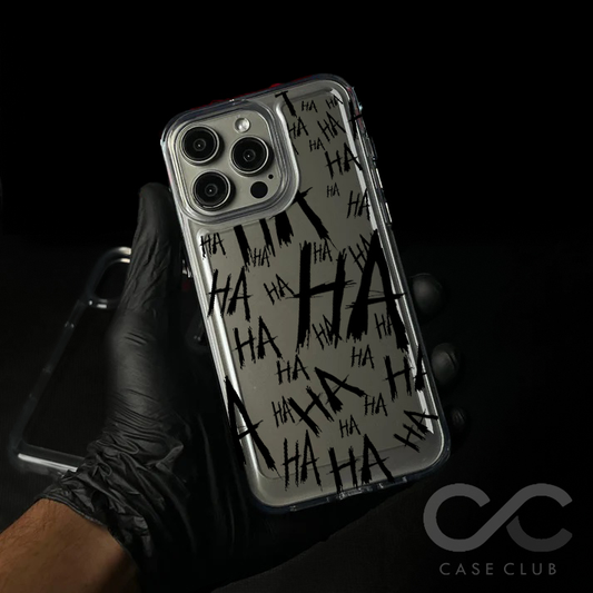 Transparent Acrylic Case HAHAHA For iPhone