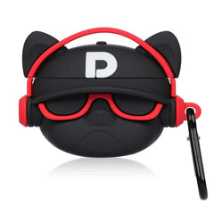 DOG FACE BLACK Airpods Pro / Airpods Pro 2 Silicon Case