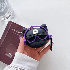 DOG FACE PURPLE Airpods Pro / Airpods Pro 2 Silicon Case