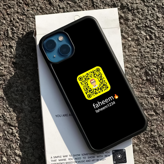 SNAPCHAT ID  CUSTOMIZED CASE